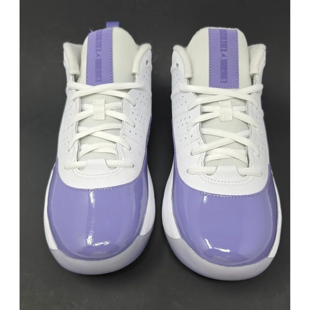 Jordan Max Aura 7 GS White Court Purple Sneakers HQ2089-115 Kid's 7Y